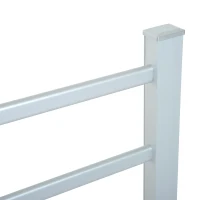 HOMCOM Handtuchheizkörper Handtuchwärmer Beheizte Handtuchhalter 6 Heizstäbe Silber 530 x 900 mm(m-8)