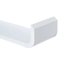 HOMCOM PÓŁKI WISZĄCE NA ŚCIANĘ 3-CZĘŚCIOWE BIAŁE(m-6)