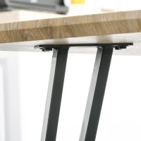 Stół do jadalni z nogami z metalowych prętów stół kuchenny stół do jadalni styl industrialny stal MDF(m-8)