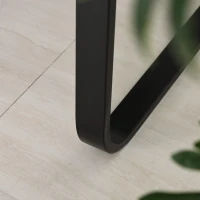 Biurko komputerowe Stół biurowy Biurko do komputera industrialny design stal brązowy(m-9)