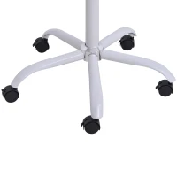 Vinsetto Whiteboard mit 360° Rollen, Magnetisch Flipchart Staffelei, Trocken Abwischbar, Höhenverstellbar, Mit Stiftablage, Magnete, Radiergummi, Alu-Legierung 92 x 62 x 162-194 cm(m-7)