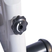 HOMCOM® mini bike fietstrainer fitnessapparaat hometrainer fitnessbike indoor sport bicycle exercise fitness LED-scherm (grijs / mini bike)(m-10)