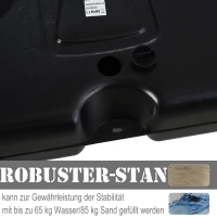 HOMCOM mobilny stojak do koszykówki kosz do koszykówki ze stojakiem(m-4)