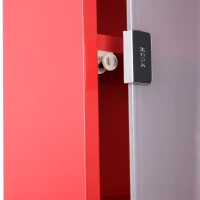 HOMCOM APTECZKA SZAFKA MEDYCZNA WISZĄCA CZERWONA(m-5)