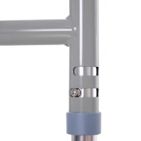 HOMCOM Gehgestell Gehbock Alu Gehhilfe Gehwagen mit 2/3 Rädern Faltbar (Modell1)(m-9)