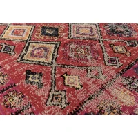 Outsunny Teppich In- und Outdoor Multicolor Dunkel 290 x 200 x 0,5 cm(m-2)