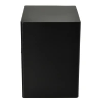 HOMCOM Safe, Tresor, Möbeltresor, mit Elektronikschloss, Stahl, Schwarz+Silber, 38 x 31 x 42,7 cm(m-5)