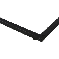 Stolik w kształcie litery C stolik kawowy stolik na podstawie stół metal MDF(m-4)