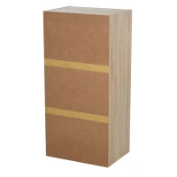 Szafka stojąca szafka na dokumenty szafka uniwersalna szafka biurowa 3 drzwi płyta wiórowa kolor naturalny(m-3)
