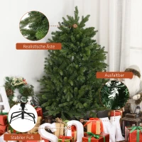 Sztuczna choinka 1,2 m drzewko bożonarodzeniowe 839 gałązek HOMCOM(m-4)