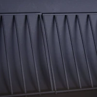 Outsunny podkurzacz grill BBQ wielofunkcyjny grill na węgiel drzewny grill na kółkach 2 x komory spalania(m-9)