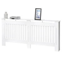 Maskownica na kaloryfer osłona grzejnika biała 172 x 19 x 81 cm HOMCOM®(m-1)
