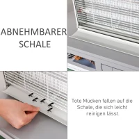 Lampa owadobójcza lampa przeciw komarom kratka ochronna LED 60 m² do domu 20 W(m-5)