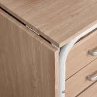 Mobilne biurko szafka na dokumenty z szufladami składana płyta wiórowa metal(m-7)