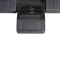 HOMCOM Voetensteun, voetenbank, voetsteun, in 3 hoogtes verstelbaar, HEUPEN, zwart, 45 x 34 x (10-16,5) cm voetensteun voetenbank voetsteun verstelbaar HEUPEN zwart | Aosom.de(m-9)