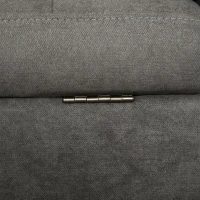 Sofa 3 osobowa tkanina sofa dwuosobowa zdejmowana z poduszkami gumwood bawełna szary HOMCOM®(m-5)