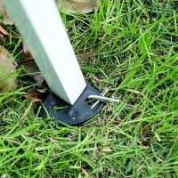 Outsunny 3 x 6 m Pop Up Gazebo with Sides and Windows, Height Adjustable Wedding Camping Party Tent Canopy Marquee with Storage Bag for Garden, Event, Green(m-9)