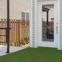 Outsunny Sztuczny trawnik mata z trawy trawa w rolce balkon ogród 35 mm 400 x 100 cm(m-8)