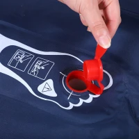 Materac łóżko dmuchane kempingowy mata do spania pongee niebieski Outsunny(m-8)