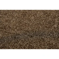 Homcom Fußmatte waschbar Gummiumrandung rutschfest Braun 90 x 60 x 0,7 cm(m-2)