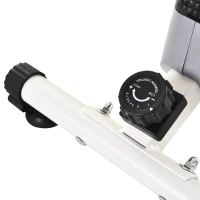 Rower treningowy HOMCOM, mini rower, rower stacjonarny, rower treningowy z wyświetlaczem LCD, 8-stopniowy opór magnetyczny, stal, kolor szary, 40 x 62 x 38 cm(m-8)