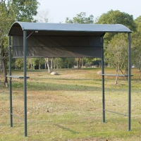 Outsunny Pawilon Grillowy z Ochroną Przeciwpożarową(m-2)