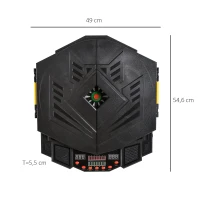 HOMCOM DART TARCZA ELEKTRONICZNA 12 RZUTEK(m-3)