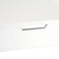 HOMCOM TOALETKA STÓŁ KOSMETYCZNY SKŁADANE LUSTRO białe(m-9)