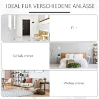 Wieszak na ubrania przedpokój salon 4 półki biały(m-6)