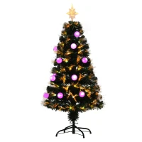HOMCOM kerstboom dennenboom met LED 2 lichtkleuren 130 takpunten Ø45x 120 h cm(m-1)