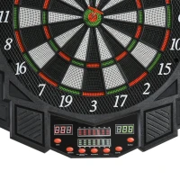 HOMCOM DART TARCZA ELEKTRONICZNA 12 RZUTEK(m-9)
