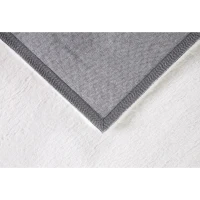 Homcom Teppich Weiß 120 x 170 x 3,5 cm(m-4)