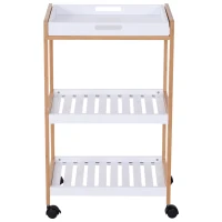 HOMCOM® BAREK KUCHENNY NA KÓŁKACH ZDEJMOWANY GÓRNY BALT 46 x 35 x 74,5 cm(m-7)