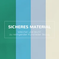 HOMCOM Bausteinset 4er-Set Schaumstoff Bausteine einfache Reinigung weiche Füllung Schaumstoffblöcke für 1-3 Jahre Kinder EPE Hellgrau+Blau+Grün 150 x 50 x 39 cm(m-8)