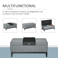 Ławka HOMCOM 107 cm x 50 cm x 44 cm(m-6)