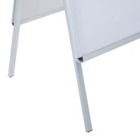 HOMCOM® A1 Plakatständer Werbeaufsteller Kundenstopper Gehwegaufsteller Werbetafel(m-9)