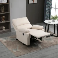 HOMCOM Liegesofa Relaxsessel Liegesessel TV Sessel Einzelsofa 150° neigbar Fernsehsessel Leinen 79 x 92 x 97 cm(m-2)