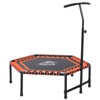 trampolina fitness trampolina ogrodowa do jogi 121,92x121,92x138 cm | Aosom.de(m-6)