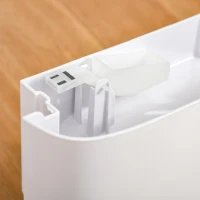 HOMCOM Luftentfeuchter Raumgröße 18-28㎡ 12L/24h elektrisch Raumentfeuchter gegen Feuchtigkeit mit Rollen für Badezimmer Wohnzimmer Schlafzimmer ABS Kupfer Aluminium Weiß 28,8 x 19,8 x 50,9 cm(m-7)