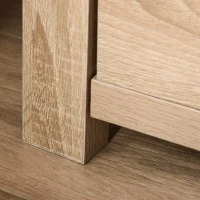 HOMCOM nachttafel met 2 lades(m-9)