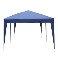 Outsunny Pop Up Gazebo 3 x 6m, Foldable Canopy Tent with Carrying Bag for Outdoor Garden Patio Party, Blue(m-8)