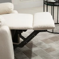 HOMCOM Liegesofa Relaxsessel Liegesessel TV Sessel Einzelsofa 150° neigbar Fernsehsessel Leinen 79 x 92 x 97 cm(m-11)