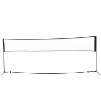 Badmintonnet 2 hoogtes 94 / 158 cm volleybal- en tennisnet draagbare tas(m-4)