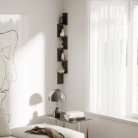 HOMCOM REGAŁ WISZĄCY ŚCIENNY 5 PÓŁEK(m-2)