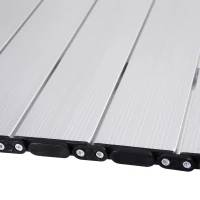 Stół piknikowy składany kempingowy regulacja wysokości torba transportowa aluminium Outsunny(m-11)