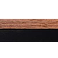 HOMCOM Consoletafel dressoirt bijzettafel met metalen legplank industriële stijl metaal(m-10)