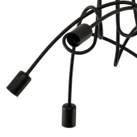 Żyrandol Lampa wisząca 5-punktowa Oprawa zwieszana gniazdo E27 industrialna metal(m-9)