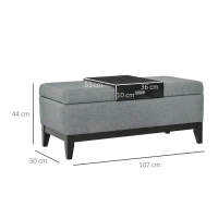 Ławka HOMCOM 107 cm x 50 cm x 44 cm(m-3)