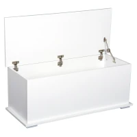 HOMCOM opbergkist houten kist(m-1)