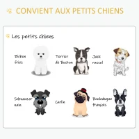 PawHut Cage pour chien cage pour animaux sur pied style meuble plateau amovible porte verrouillable structure en acier et bois 64L x 48l x 83H cm chêne(m-7)